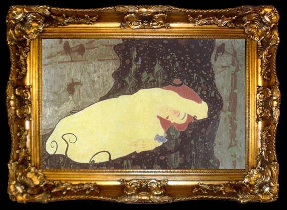 framed  Egon Schiele Danae (mk12), ta009-2